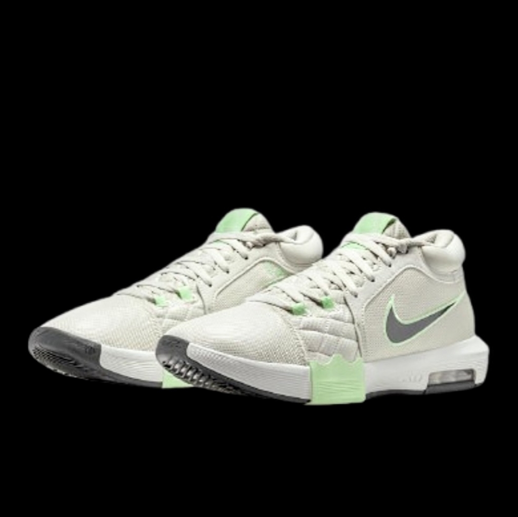 Nike Lebron Witness 8 Mens Size 9.5 Light Bone Vapor Green Anthracite